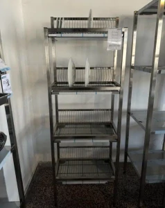 Nerezové regálové odkapávače