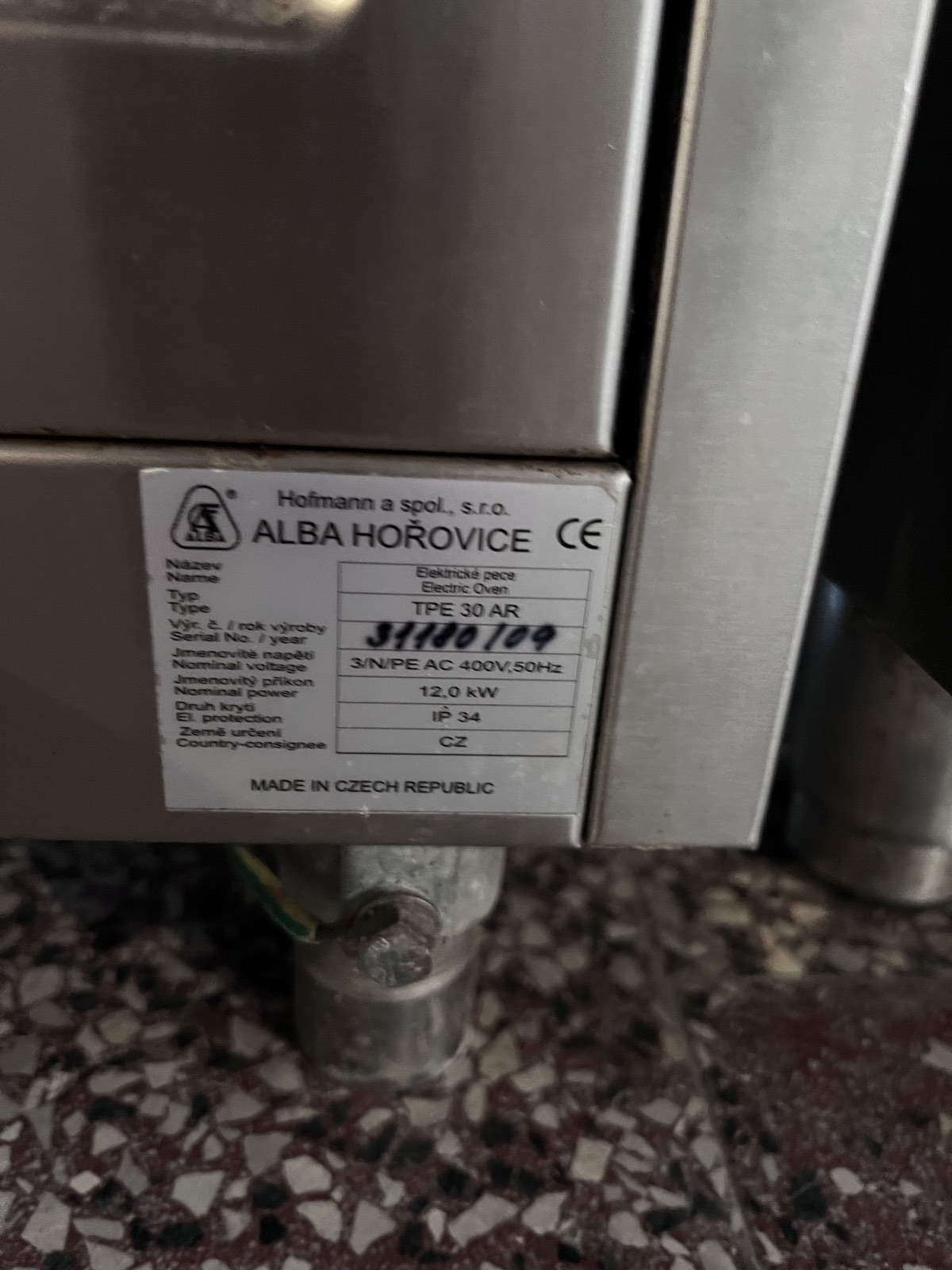 Pec elektrická Alba Altese TPE 30 AR