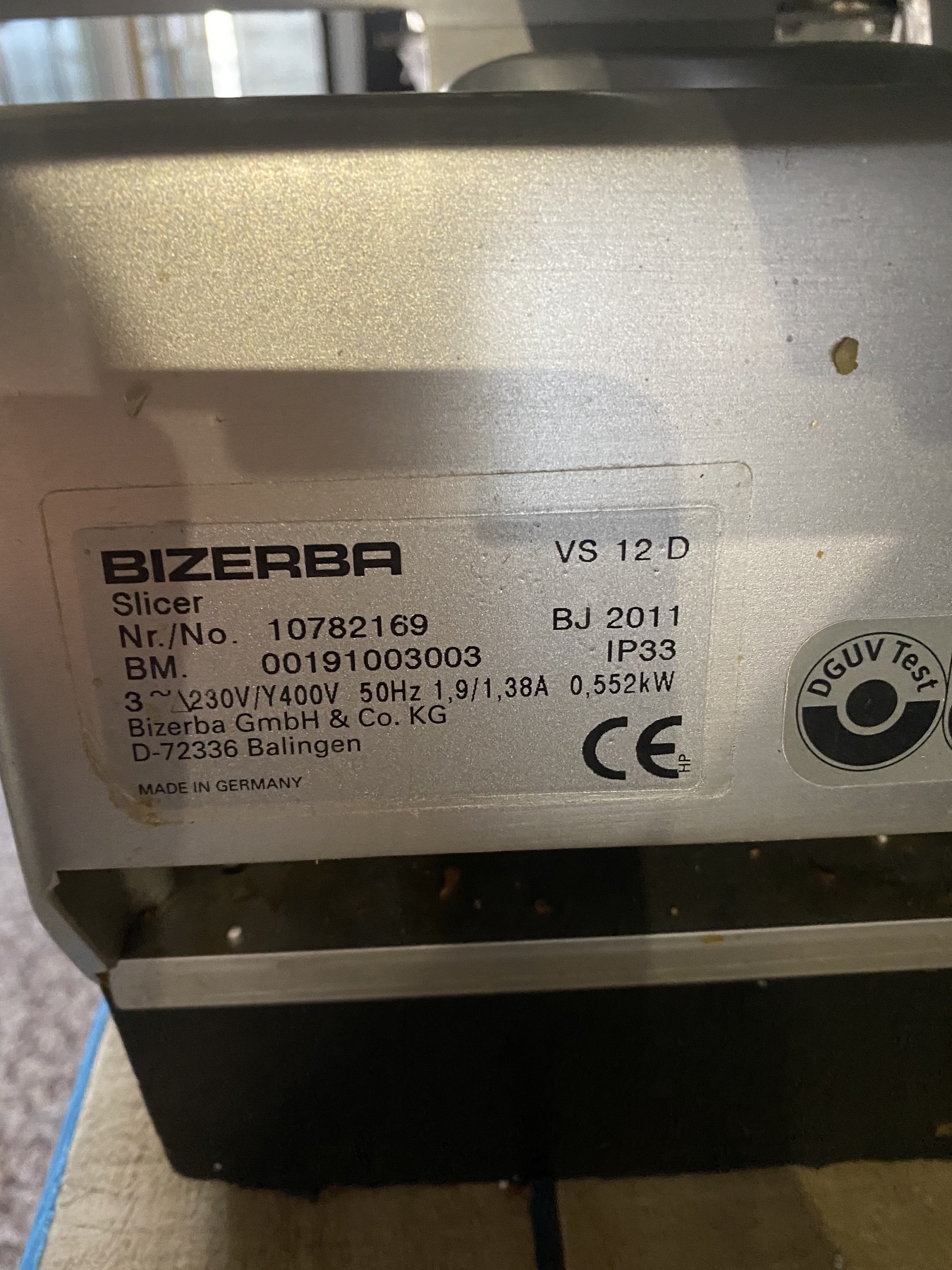 Bizerba VS 12 D 2011