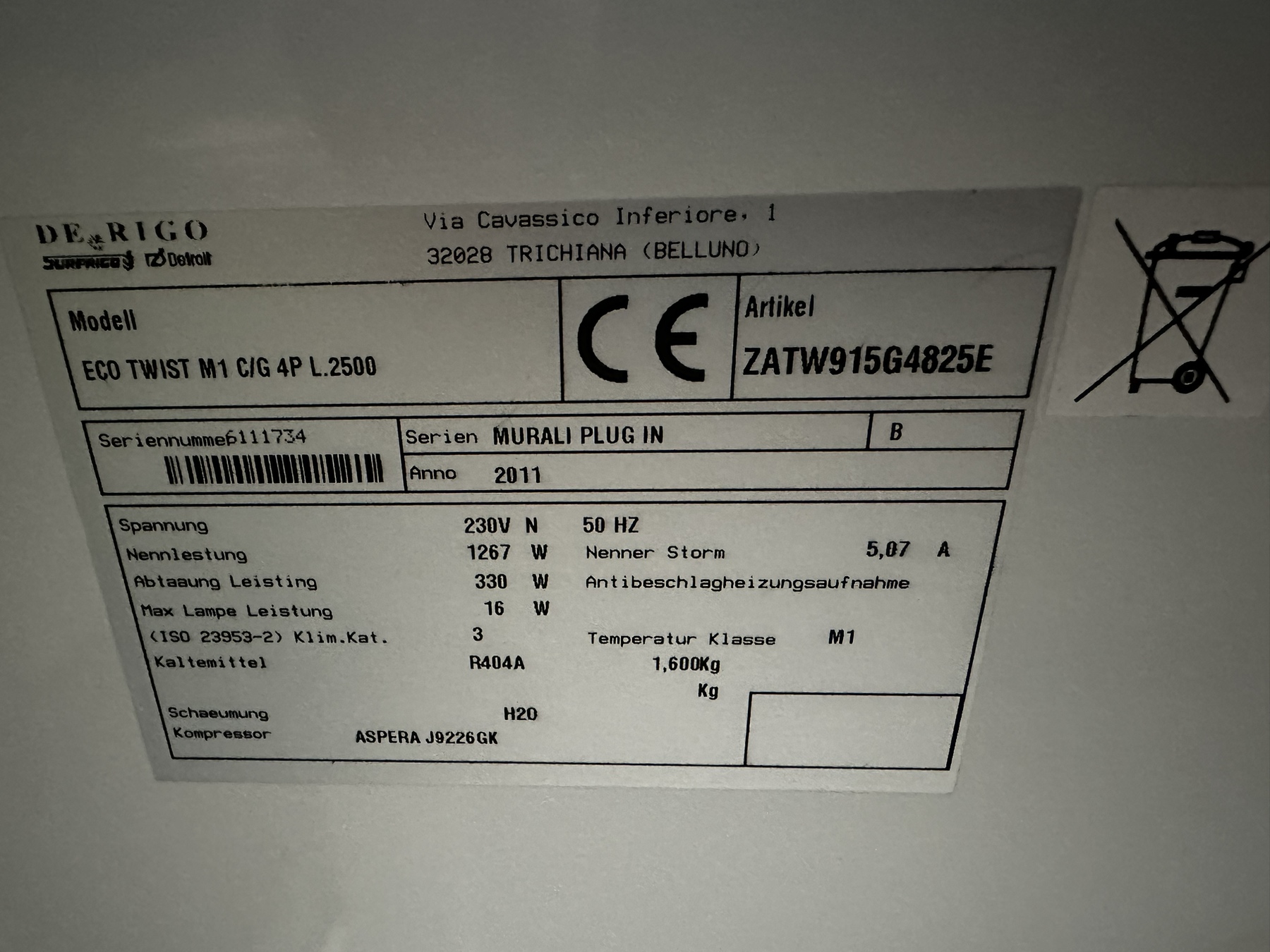 Chladicí vitrína ECO Twist M1