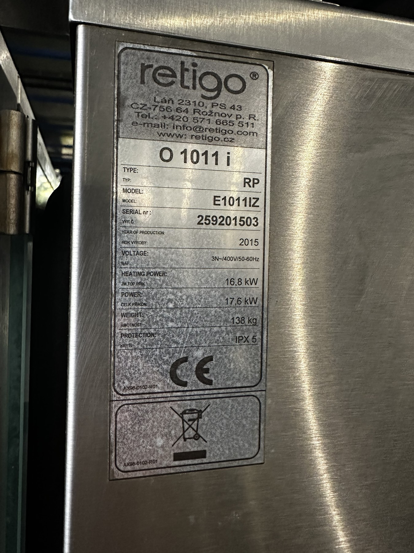 Konvektomat RETIGO E1011IZ